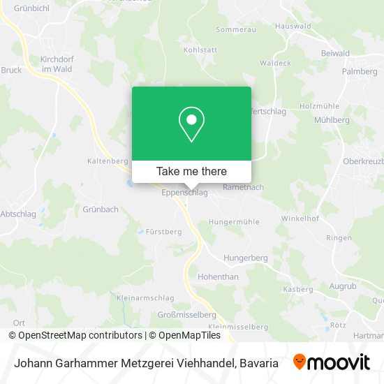 Johann Garhammer Metzgerei Viehhandel map