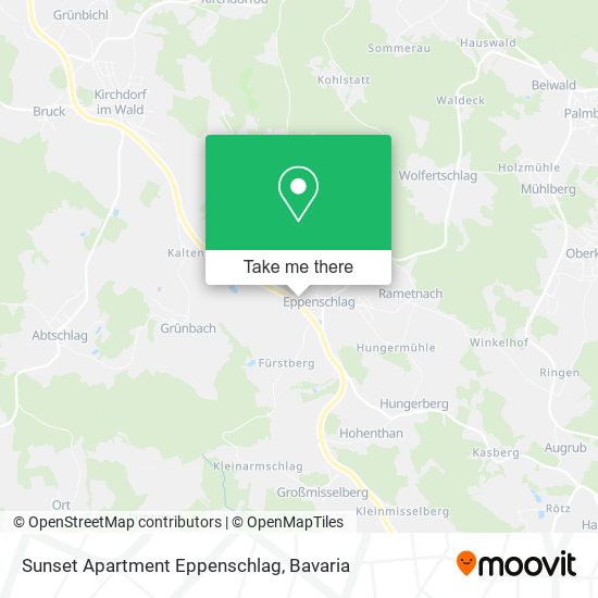 Sunset Apartment Eppenschlag map