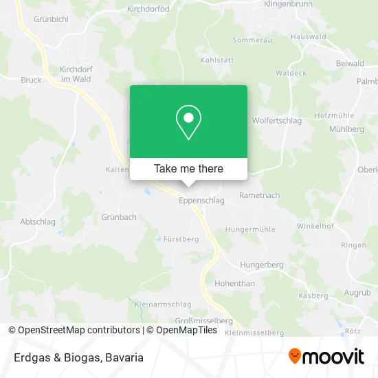 Карта Erdgas & Biogas