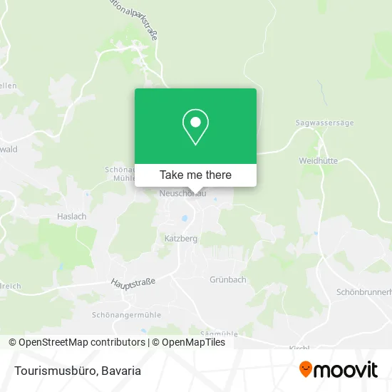 Карта Tourismusbüro