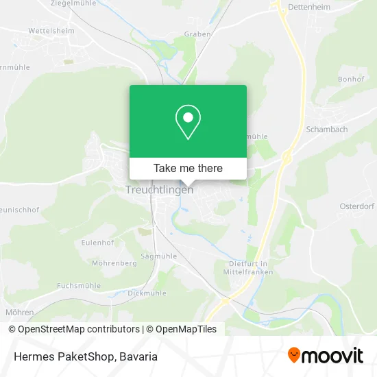 Карта Hermes PaketShop