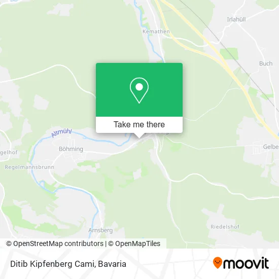 Карта Ditib Kipfenberg Cami