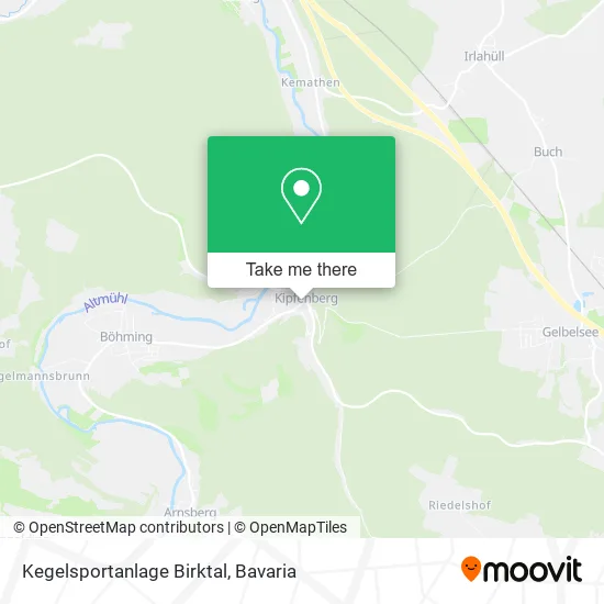 Карта Kegelsportanlage Birktal