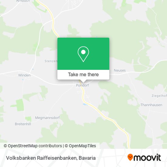 Volksbanken Raiffeisenbanken map