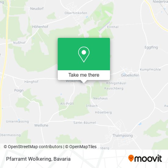 Карта Pfarramt Wolkering