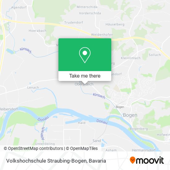 Volkshochschule Straubing-Bogen map