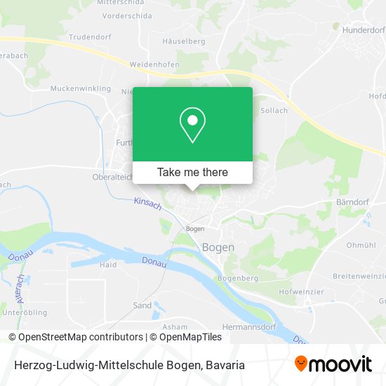 Herzog-Ludwig-Mittelschule Bogen map