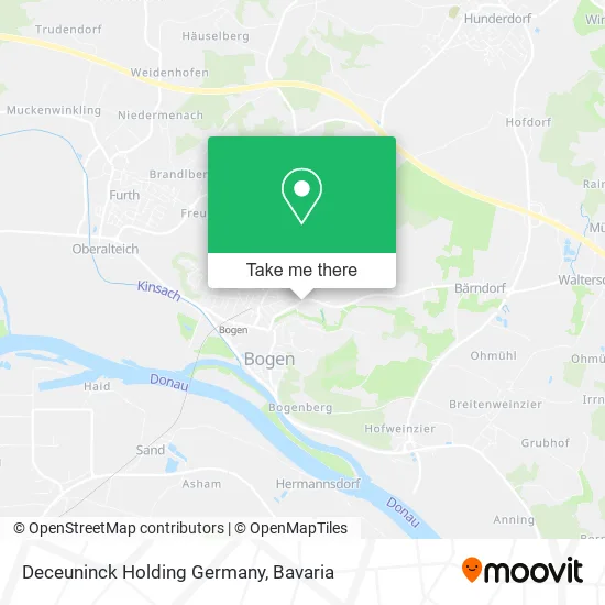 Карта Deceuninck Holding Germany