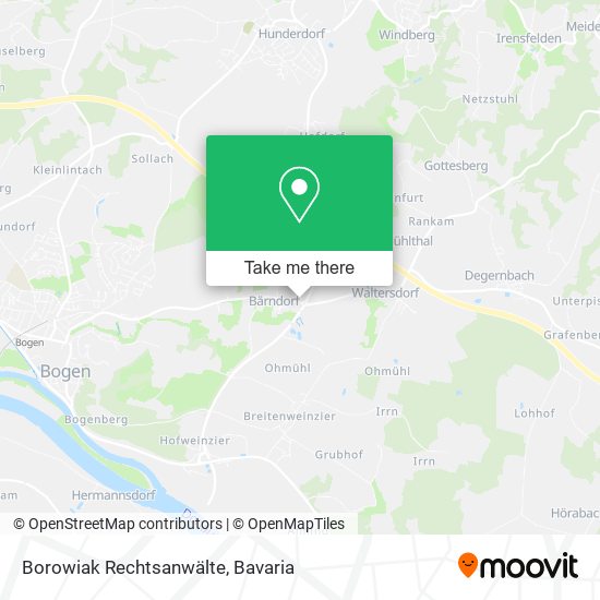 Карта Borowiak Rechtsanwälte