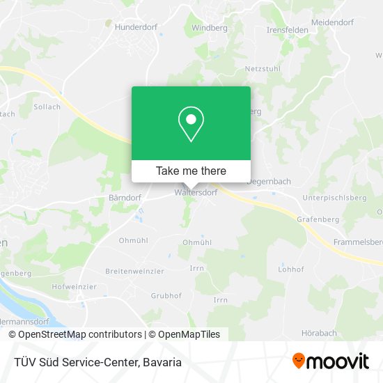 TÜV Süd Service-Center map