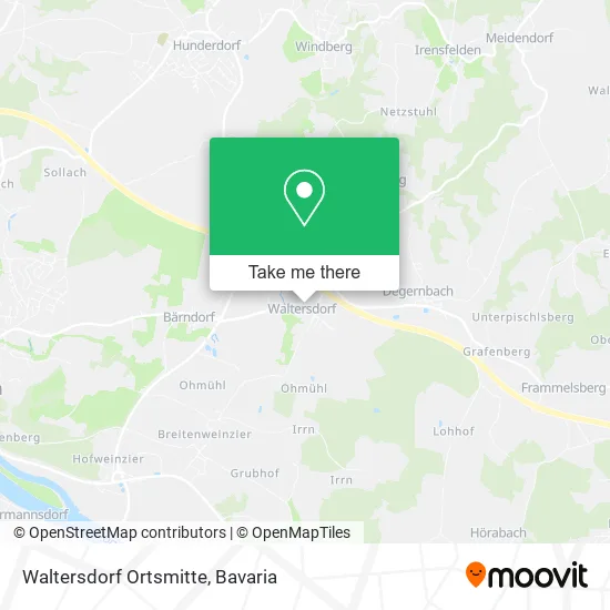 Карта Waltersdorf Ortsmitte