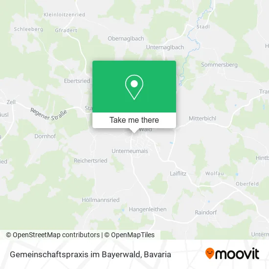 Карта Gemeinschaftspraxis im Bayerwald