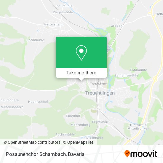 Posaunenchor Schambach map