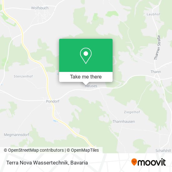 Terra Nova Wassertechnik map