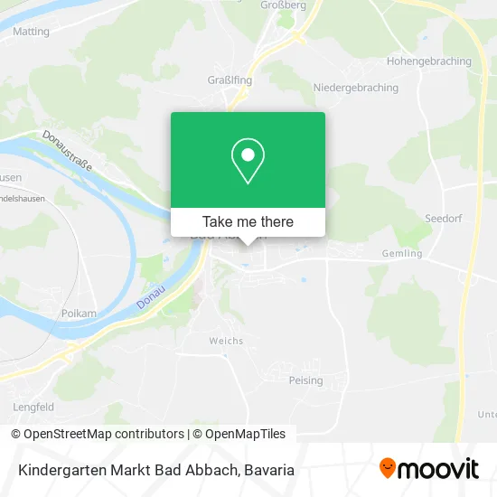 Карта Kindergarten Markt Bad Abbach