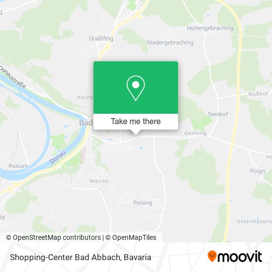Shopping-Center Bad Abbach map