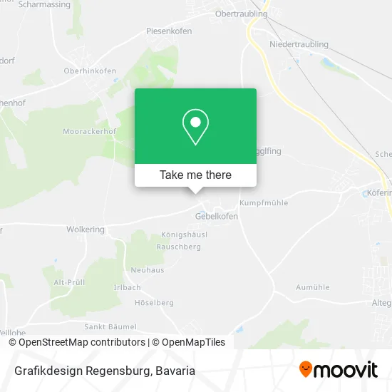 Карта Grafikdesign Regensburg