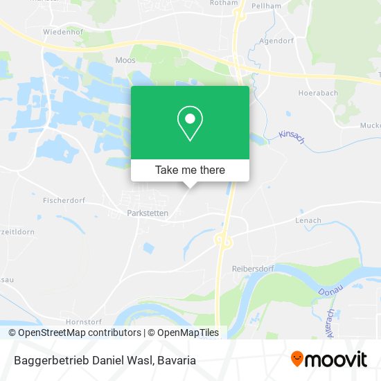 Baggerbetrieb Daniel Wasl map