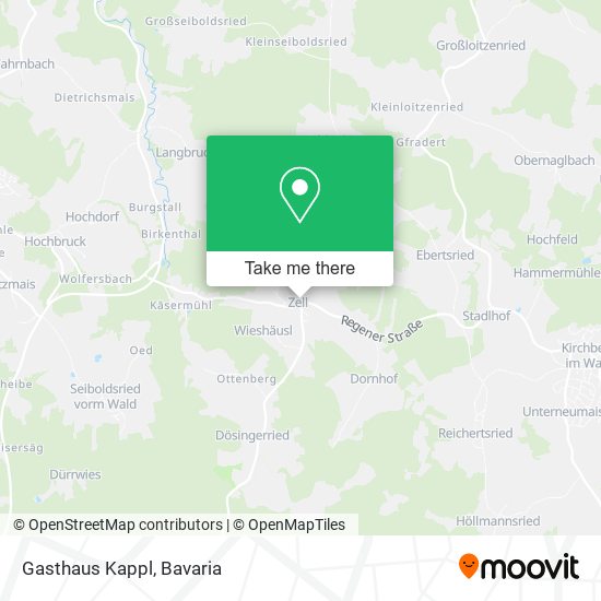 Карта Gasthaus Kappl