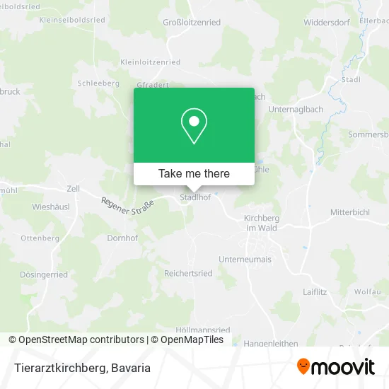Карта Tierarztkirchberg