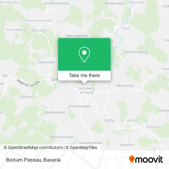 Карта Bistum Passau