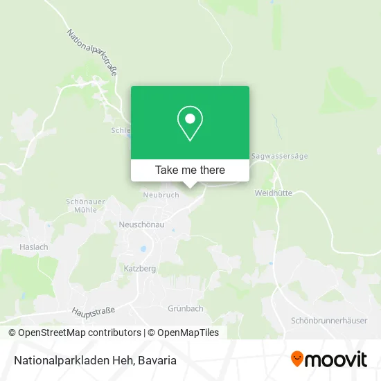 Карта Nationalparkladen Heh