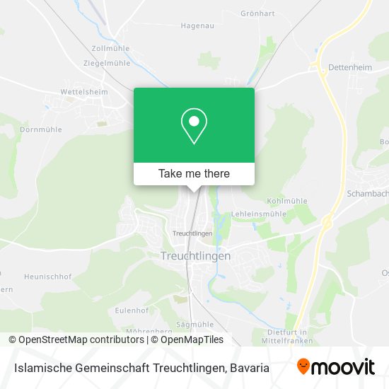Islamische Gemeinschaft Treuchtlingen map
