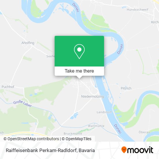 Raiffeisenbank Perkam-Radldorf map