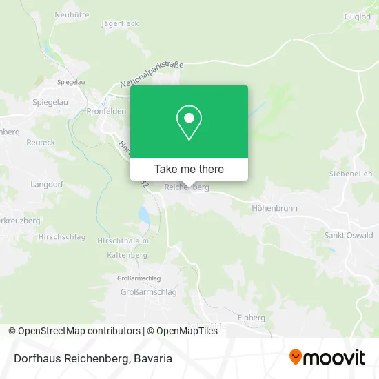 Dorfhaus Reichenberg map