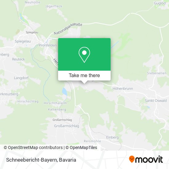 Schneebericht-Bayern map