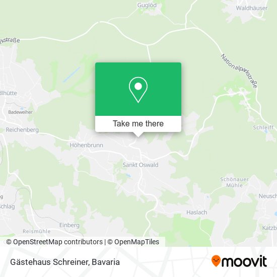 Gästehaus Schreiner map
