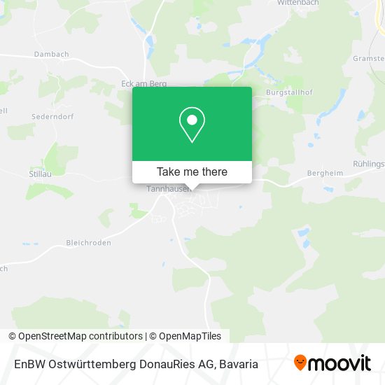 EnBW Ostwürttemberg DonauRies AG map