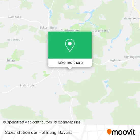 Карта Sozialstation der Hoffnung