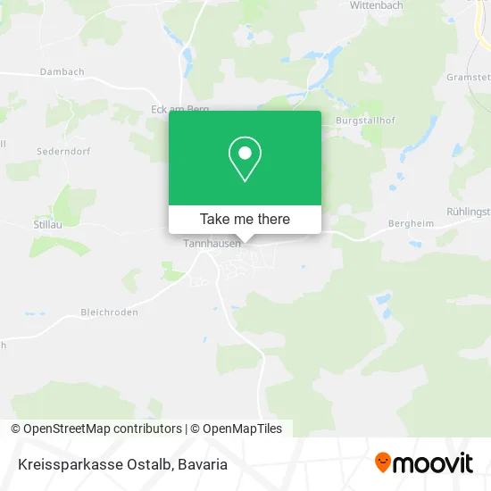 Карта Kreissparkasse Ostalb
