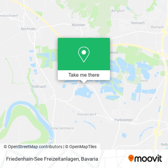 Friedenhain-See Freizeitanlagen map