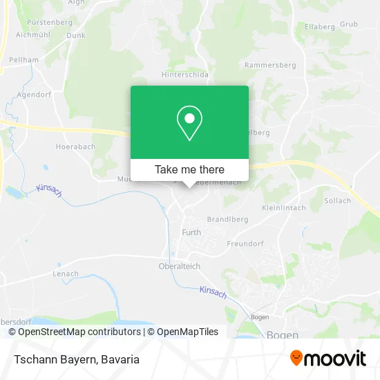 Карта Tschann Bayern