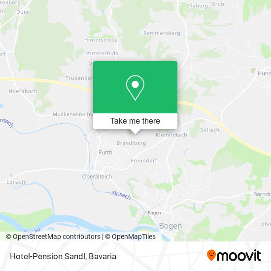 Hotel-Pension Sandl map