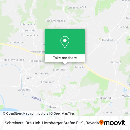 Schreinerei Bräu Inh. Hornberger Stefan E. K. map