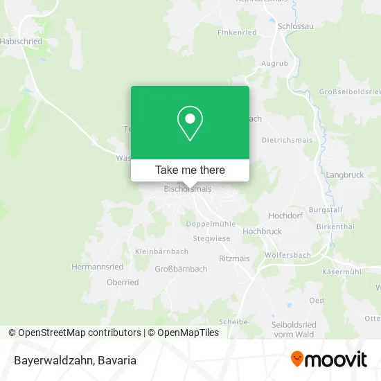 Карта Bayerwaldzahn