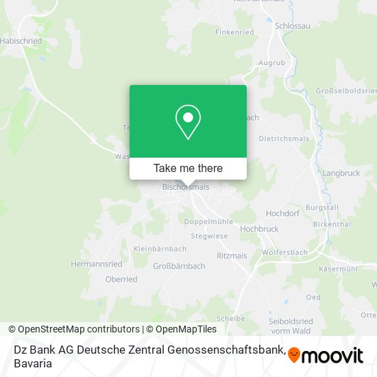 Dz Bank AG Deutsche Zentral Genossenschaftsbank map