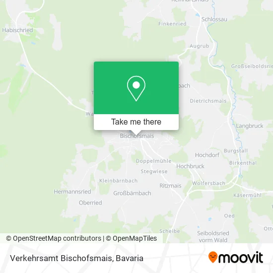 Карта Verkehrsamt Bischofsmais