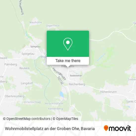 Карта Wohnmobilstellplatz an der Groben Ohe
