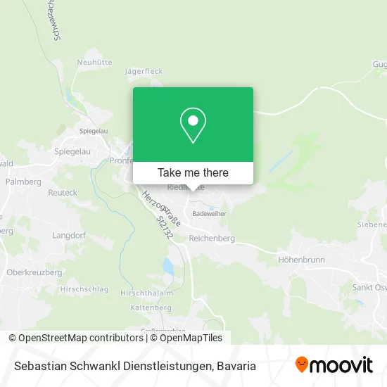 Карта Sebastian Schwankl Dienstleistungen