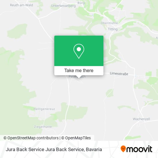 Jura Back Service Jura Back Service map