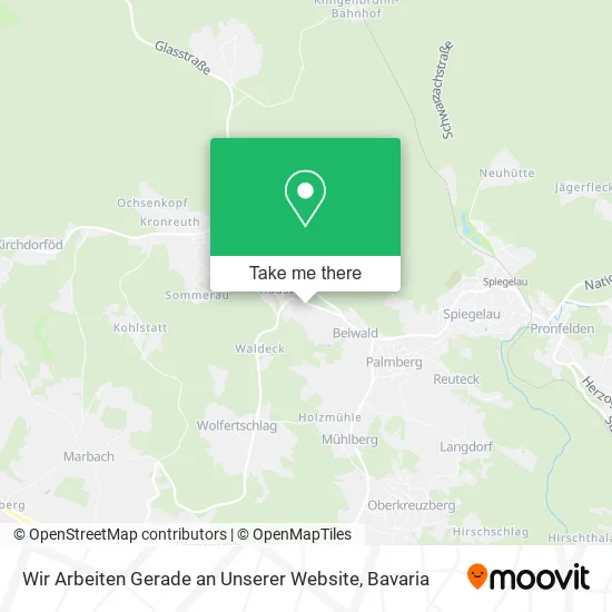 Карта Wir Arbeiten Gerade an Unserer Website