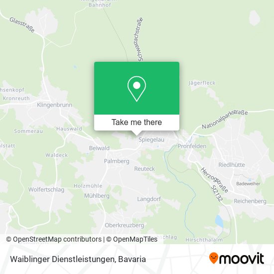 Waiblinger Dienstleistungen map