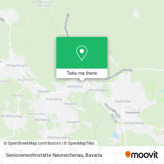 Карта Seniorenwohnstätte Neureichenau