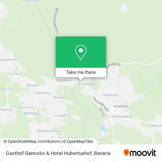 Карта Gasthof Genosko & Hotel Hubertushof