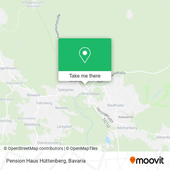 Pension Haus Hüttenberg map