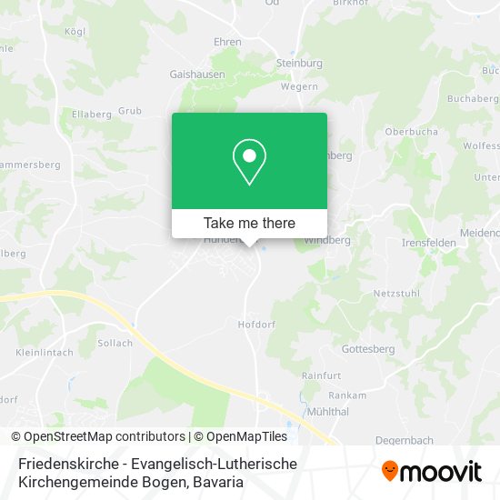 Friedenskirche - Evangelisch-Lutherische Kirchengemeinde Bogen map